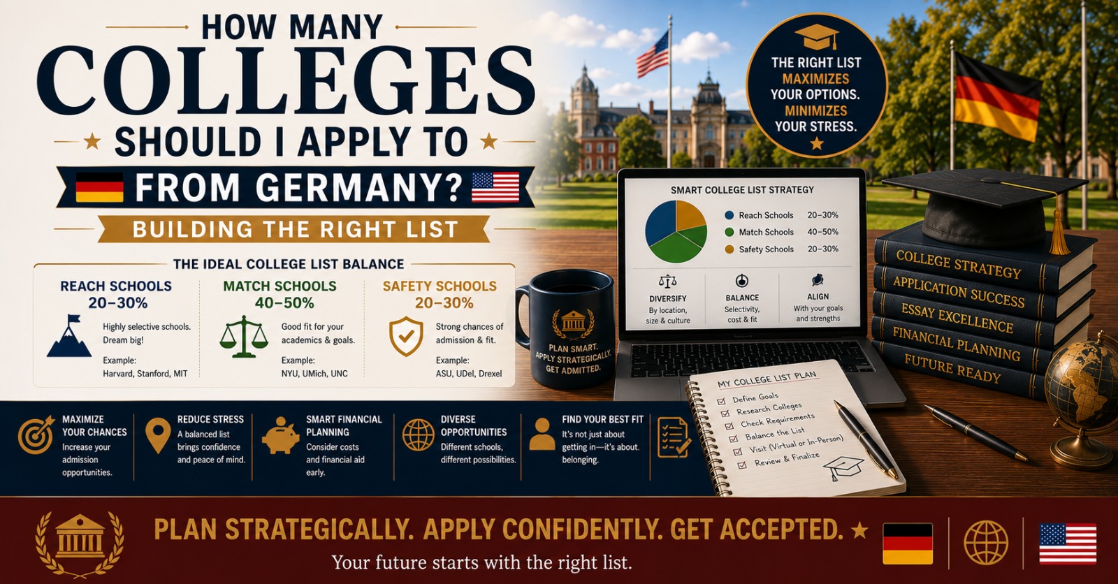 wie viele Universitaeten bewerben USA