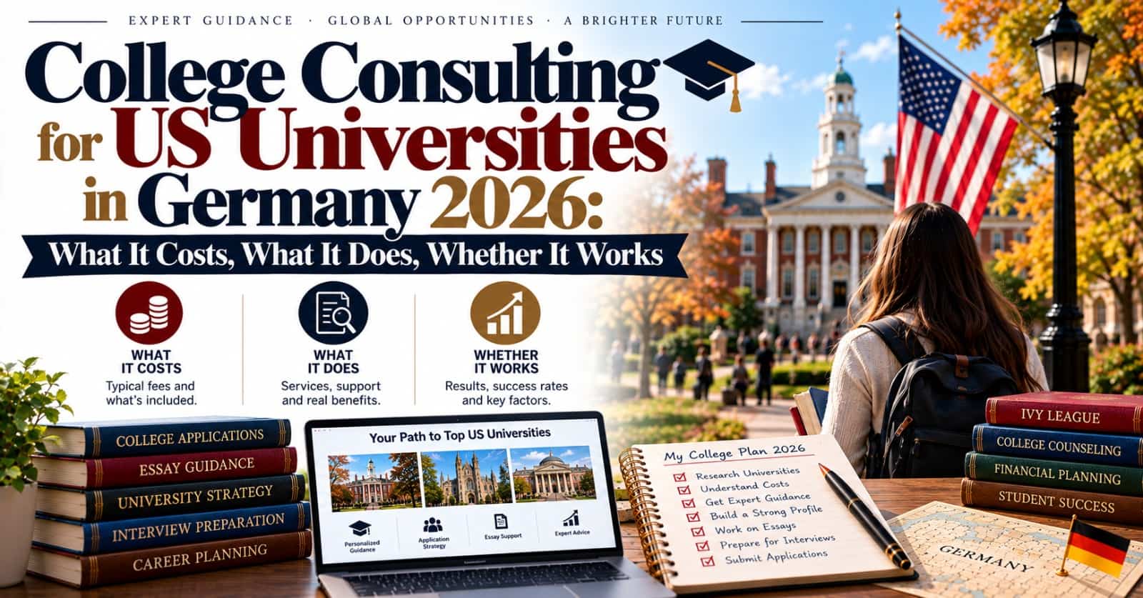 Bewerbungsberatung für US-Universitäten in Deutschland